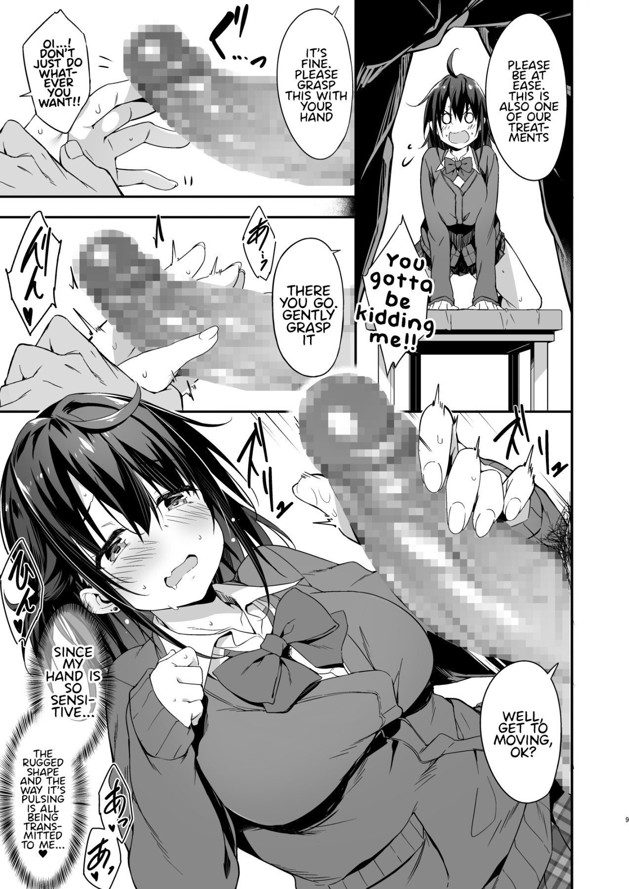 Hentai Manga Comic-The JK Who Was Treated At MAX Sensitivity With The Hidden Point Manipulation Treatment-Read-9